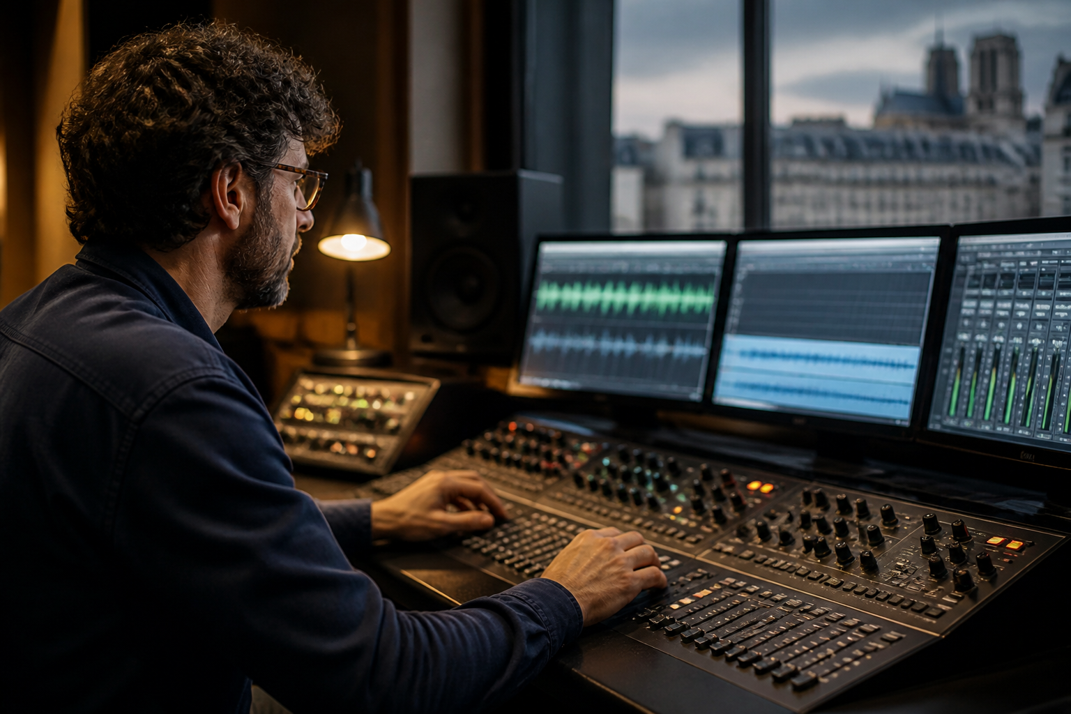 Montage sonore au studio